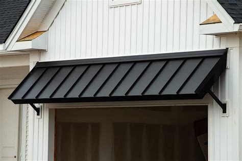 attaching a metal awning to the house|awning for homes with siding.